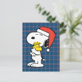pinda's | Snoopy & Woodstock Holiday Hugs Briefkaart (Staand voorkant)