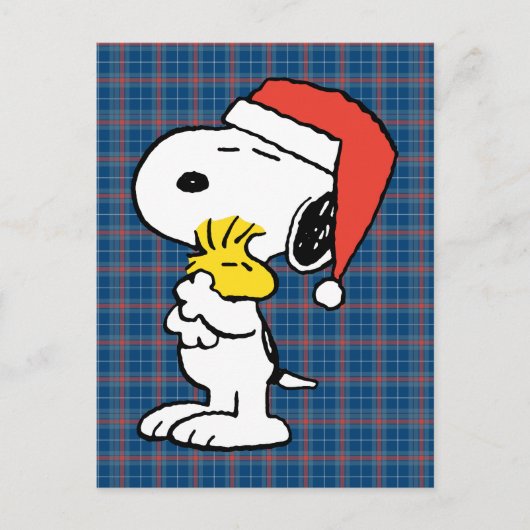 pinda's | Snoopy & Woodstock Holiday Hugs Briefkaart (Voorkant)