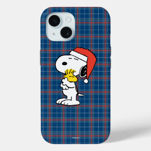 pinda's   Snoopy & Woodstock Holiday Hugs iPhone 15 Case