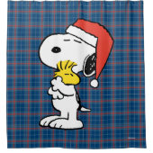 pinda's | Snoopy & Woodstock Holiday Hugs Douchegordijn (Voorkant)