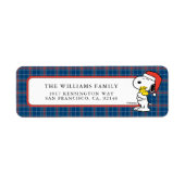 pinda's | Snoopy & Woodstock Holiday Hugs Etiket (Voorkant)