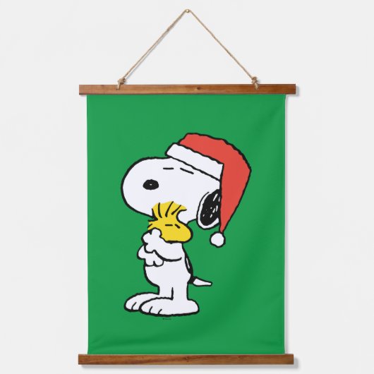 pinda's | Snoopy & Woodstock Holiday Hugs Hangend Wandkleed (Voorkant)