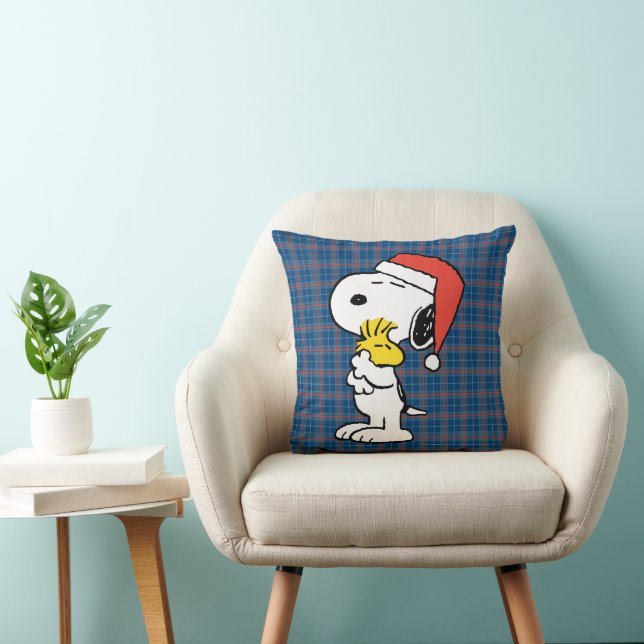 pinda's | Snoopy & Woodstock Holiday Hugs Kussen (Stoel)