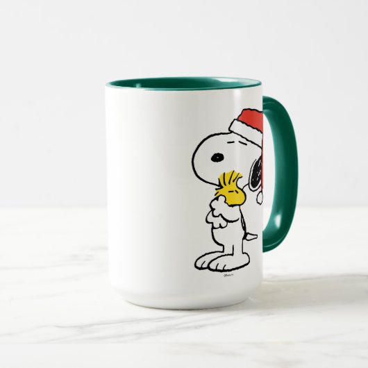 pinda's | Snoopy & Woodstock Holiday Hugs Mok (Voorkant rechts)