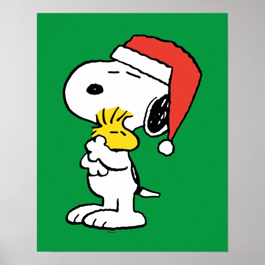 pinda's | Snoopy & Woodstock Holiday Hugs Poster (Voorkant)
