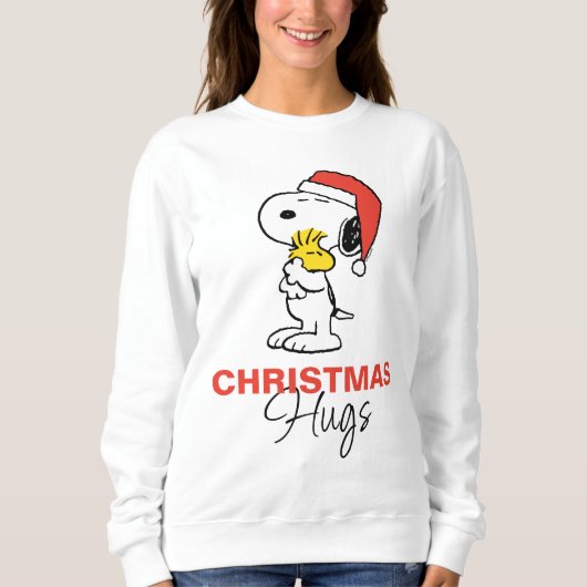 pinda's | Snoopy & Woodstock Holiday Hugs Trui (Voorkant)