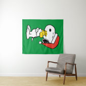 pinda's | Snoopy & Woodstock Holiday Hugs Wandkleed (In Situ (horizontaal))