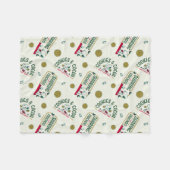 pinda's | Snoopy & Woodstock Hot Cocoa Pattern Fleece Deken (Voorkant (Horizontaal))