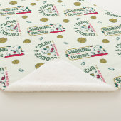 pinda's | Snoopy & Woodstock Hot Cocoa Pattern Sherpa Deken (3/4)