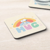 pinda's | Snoopy & Woodstock Hug Bier Onderzetter (Linkerzijde)