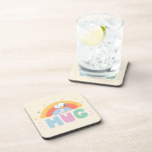 pinda's | Snoopy & Woodstock Hug Bier Onderzetter (Rechterzijde)