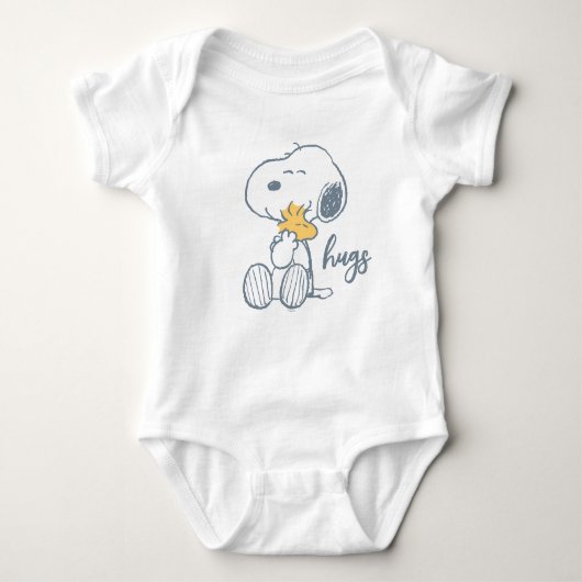 pinda's | Snoopy & Woodstock Hug Romper (Voorkant)