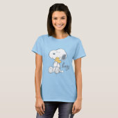 pinda's | Snoopy & Woodstock Hug T-shirt (Voorkant volledig)