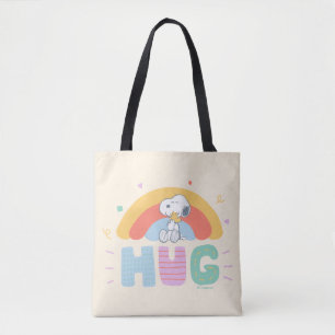 pinda's   Snoopy & Woodstock Hug Tote Bag