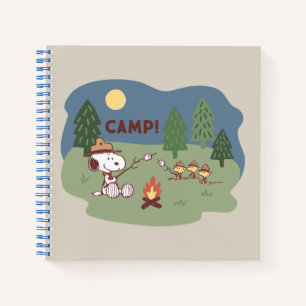 pinda's   Snoopy & Woodstock in de Campfire Notitieboek