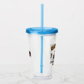 pinda's | Snoopy & Woodstock | Jouw namen toevoege Acryl Drinkbeker (Rechts)