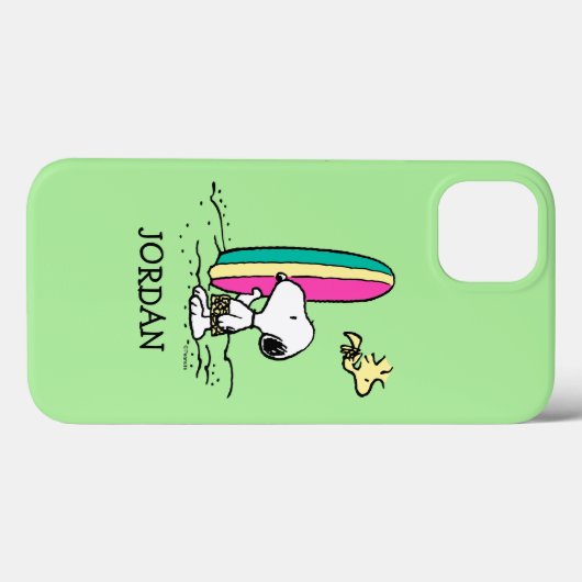 pinda's | Snoopy & Woodstock | Jouw namen toevoege Case-Mate iPhone Case (Achterkant (horizontaal))