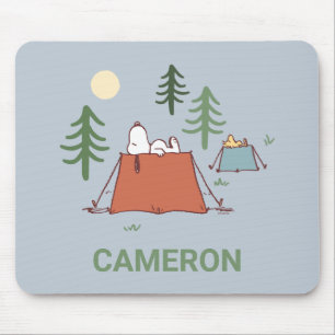 pinda's   Snoopy & Woodstock   Jouw namen toevoege Muismat