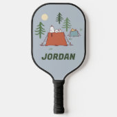 pinda's | Snoopy & Woodstock | Jouw namen toevoege Pickleball Paddle (Voorkant)