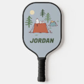pinda's | Snoopy & Woodstock | Jouw namen toevoege Pickleball Paddle (Achterkant)