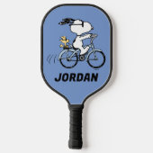 pinda's | Snoopy & Woodstock | Jouw namen toevoege Pickleball Paddle (Achterkant)