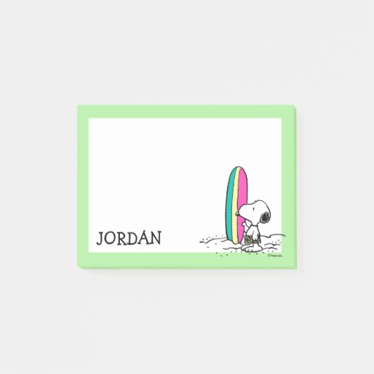 pinda's | Snoopy & Woodstock | Jouw namen toevoege Post-it® Notes (Voorkant)