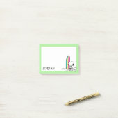 pinda's | Snoopy & Woodstock | Jouw namen toevoege Post-it® Notes (Op bureau)