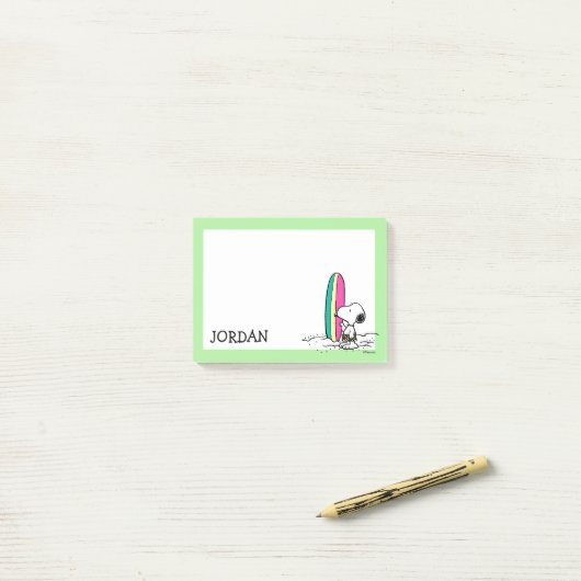 pinda's | Snoopy & Woodstock | Jouw namen toevoege Post-it® Notes (Op bureau)