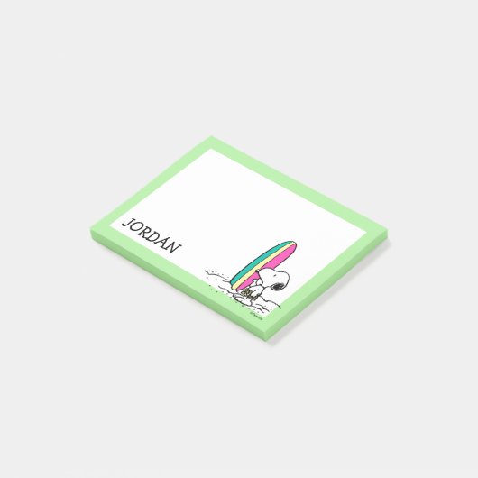 pinda's | Snoopy & Woodstock | Jouw namen toevoege Post-it® Notes (Schuin)