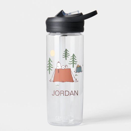 pinda's | Snoopy & Woodstock | Jouw namen toevoege Waterfles (Links)