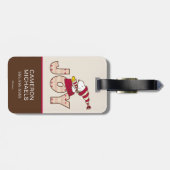 pinda's | Snoopy & Woodstock Joy Sled Ride Bagagelabel (Achterkant horizontaal)