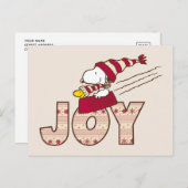 pinda's | Snoopy & Woodstock Joy Sled Ride Briefkaart (Voorkant / Achterkant)