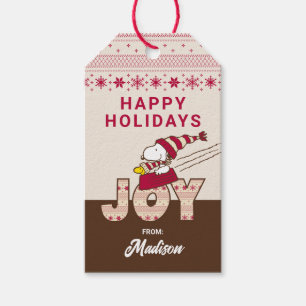 pinda's Snoopy & Woodstock Joy Sled Ride Cadeaulabel