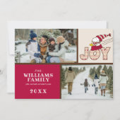 pinda's | Snoopy & Woodstock Joy Sled Ride Feestdagenkaart (Voorkant)