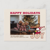 pinda's | Snoopy & Woodstock Joy Sled Ride Feestdagenkaart (Voorkant)