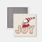 pinda's | Snoopy & Woodstock Joy Sled Ride Magneet (Voorkant / Achterkant)