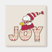 pinda's | Snoopy & Woodstock Joy Sled Ride Magneet (Voorkant)