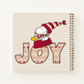 pinda's | Snoopy & Woodstock Joy Sled Ride Notitieboek (Achterkant)