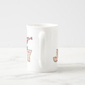 pinda's | Snoopy & Woodstock Joy Sled Ride Porselein Kop (Achterkant)