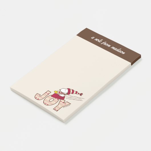pinda's | Snoopy & Woodstock Joy Sled Ride Post-it® Notes (Schuin)