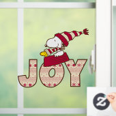 pinda's | Snoopy & Woodstock Joy Sled Ride Raamsticker (Huis)