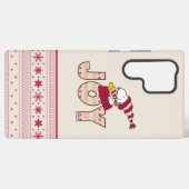 pinda's | Snoopy & Woodstock Joy Sled Ride Samsung Galaxy Hoesje (Achterkant horizontaal)