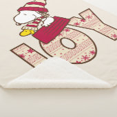 pinda's | Snoopy & Woodstock Joy Sled Ride Sherpa Deken (3/4)