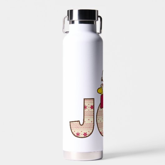 pinda's | Snoopy & Woodstock Joy Sled Ride Waterfles (Voorkant)