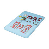 pinda's | Snoopy & Woodstock - kerstboom Badmat (Gekanteld)