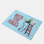 pinda's | Snoopy & Woodstock - kerstboom Deurmat (Schuin)