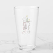 pinda's | Snoopy & Woodstock - kerstboom Glas (Achterkant)