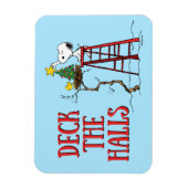 pinda's | Snoopy & Woodstock - kerstboom Magneet (Verticaal)