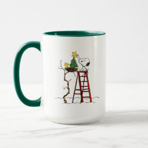 pinda's   Snoopy & Woodstock - kerstboom Mok
