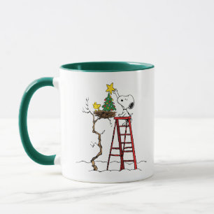 pinda's   Snoopy & Woodstock - kerstboom Mok